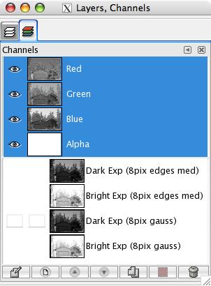 Exposure Blend: Channel Mask Cache